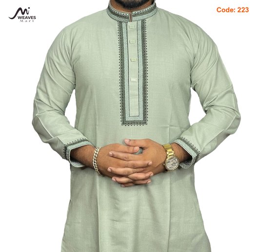 Elegant Embroidered Panjabi – Elegant and Easy to Wear 223