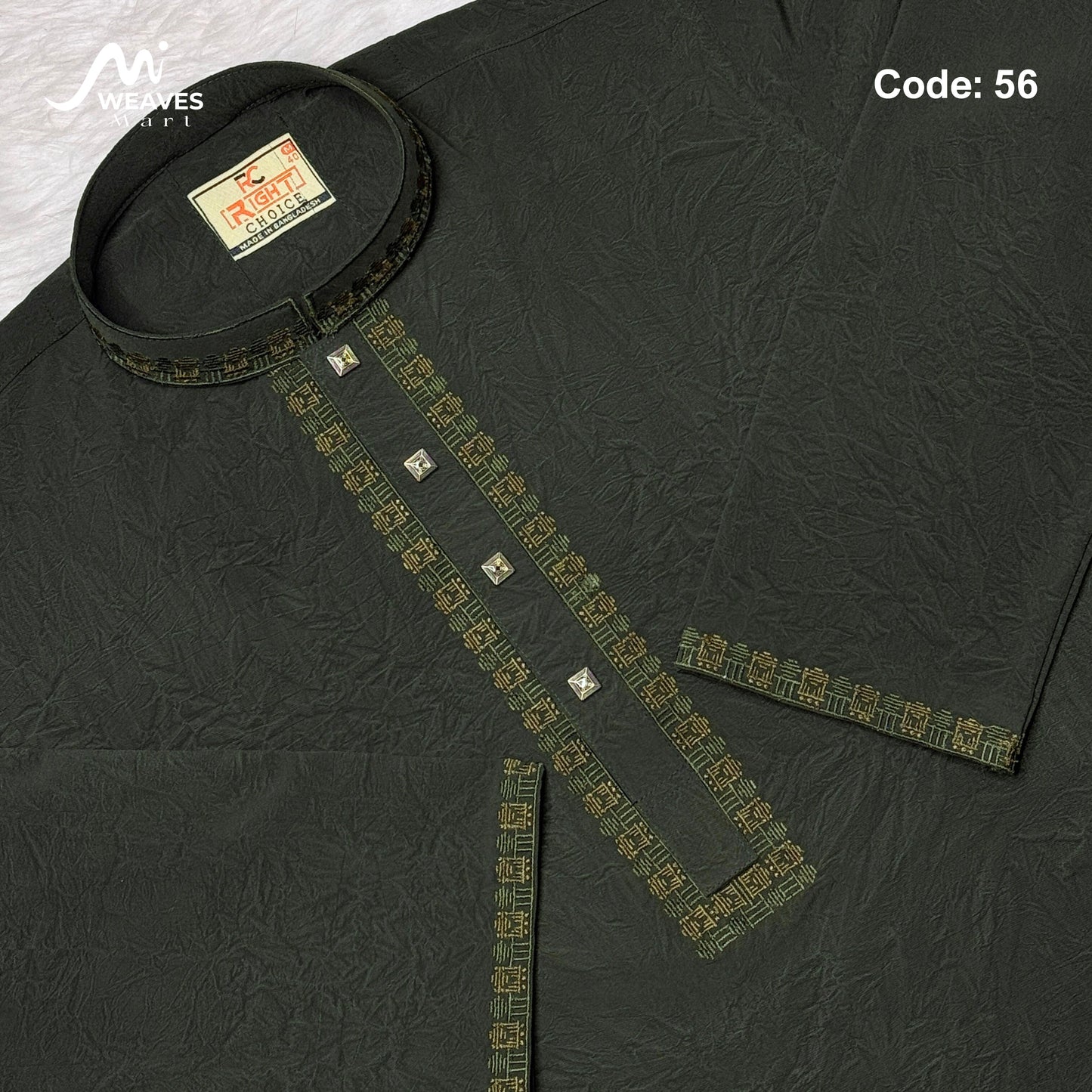 স্টিজ ভাংচুর কটন আরামদায়ক পাঞ্জাবি কোড – 56