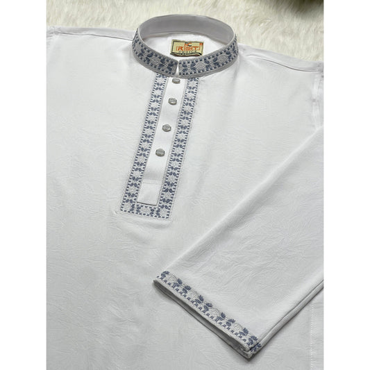 প্রিমিয়াম স্টিজ ভাংচুর আরামদায়ক পাঞ্জাবি কোড – 423