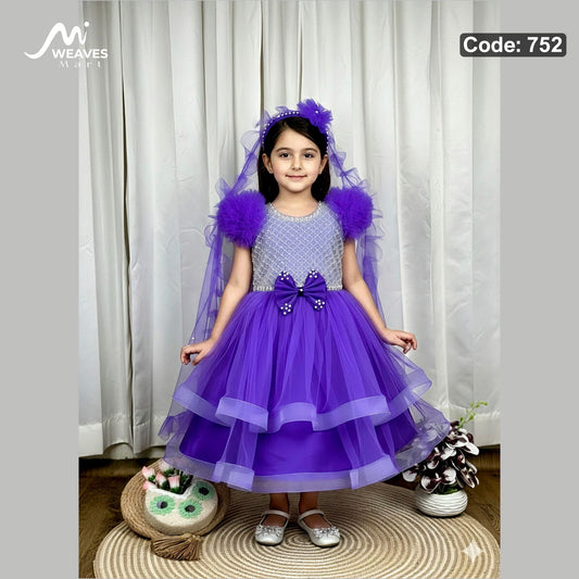Baby Royal Purple Princess Dress - 752