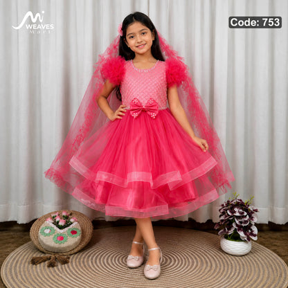 Baby Ruby Red Princess Dress - 753