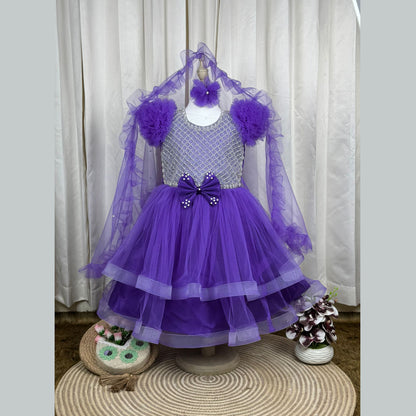 Baby Royal Purple Princess Dress - 752