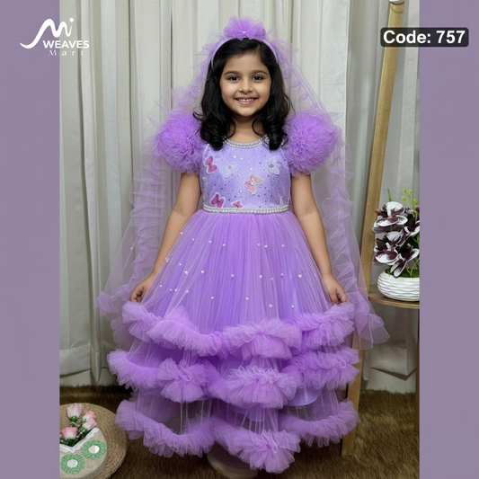 Baby Lavender Princess Dress – 757