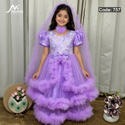 Baby Lavender Princess Dress – 757
