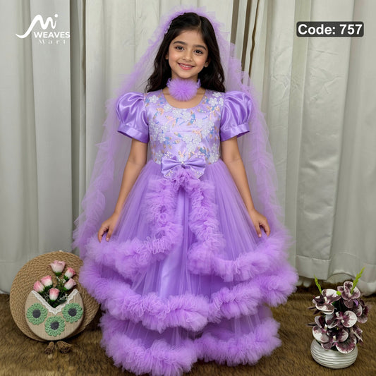 Baby Lavender Princess Dress – 757
