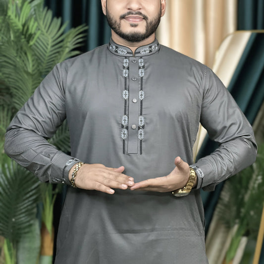 শাহী ক্যাটাগরি প্রিমিয়াম সুতি পাঞ্জাবী কোড - 80