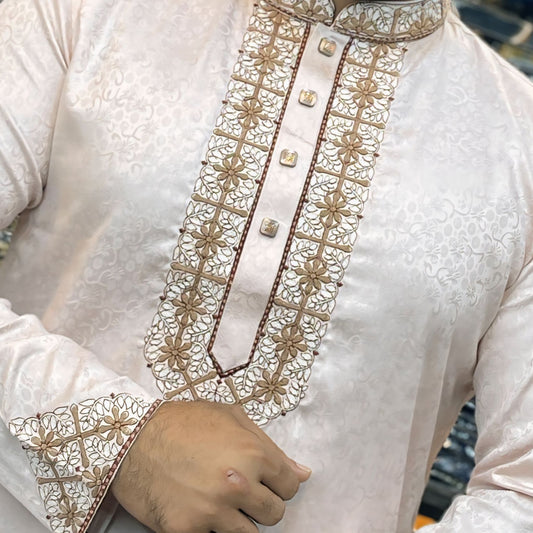 প্রিমিয়াম লাক্সারী সুতি কাপড়ের পাঞ্জাবি কোড - 150