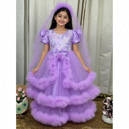 Baby Lavender Princess Dress – 757