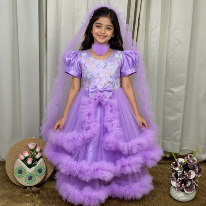 Baby Lavender Princess Dress – 757