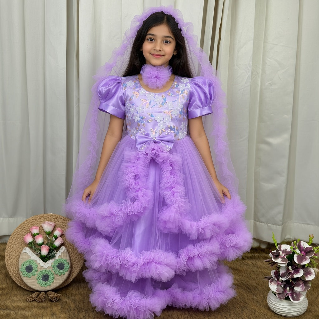 Baby Lavender Princess Dress – 757