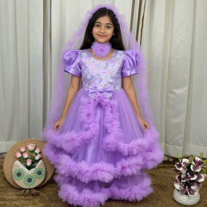 Baby Lavender Princess Dress – 757